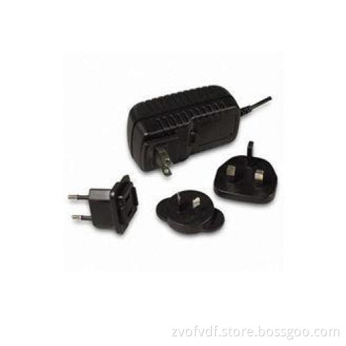 Switching Power Supply with Different Interchangeable AC Pl